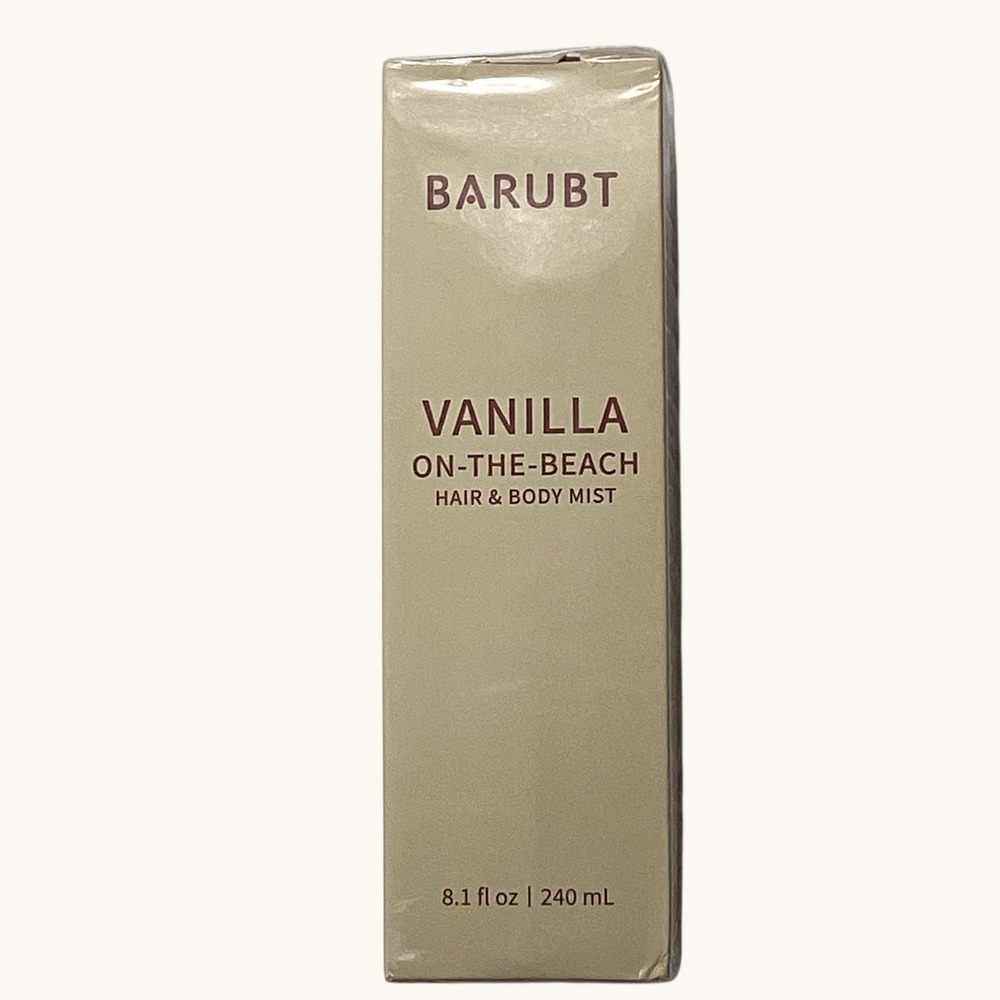 BARUBT Vanilla On-The-Beach Hair & Body Mist 8.1oz 240mL Tropical Scent
